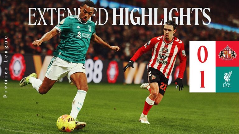 Extended Highlights: Van Dijk Winner at Stadium of Light! Sunderland 0-1 Liverpool