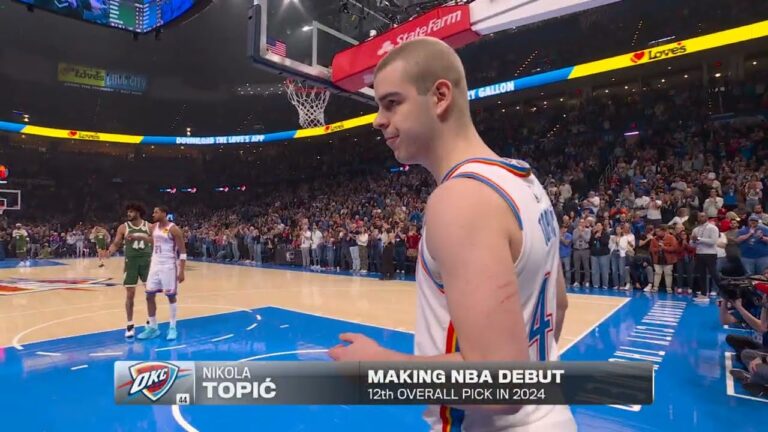 Nikola Topić Receives A Standing Ovation In OKC Debut February 12, 2026