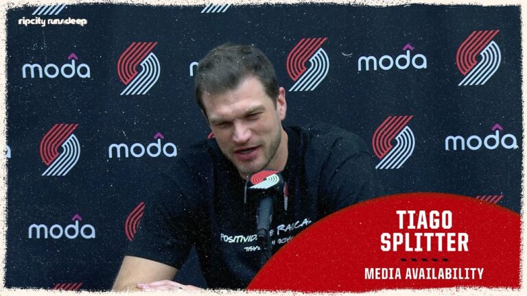 Tiago Splitter Pregame Media Availability Portland Trail Blazers at Utah Jazz February 12, 2026