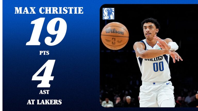 Max Christie (19 PTS 4 REB) at Los Angeles Lakers February 12, 2026