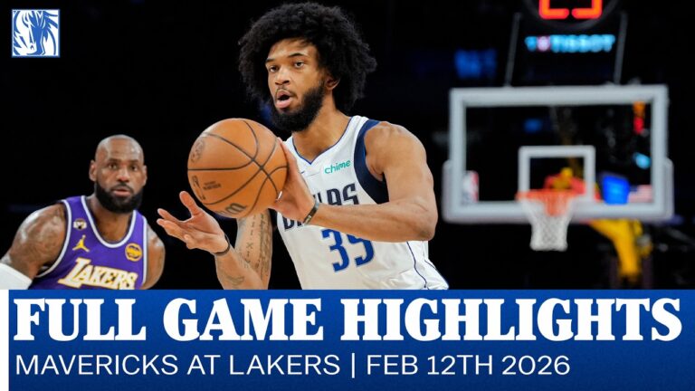 Mavericks Highlights at Los Angeles Lakers February 12, 2026