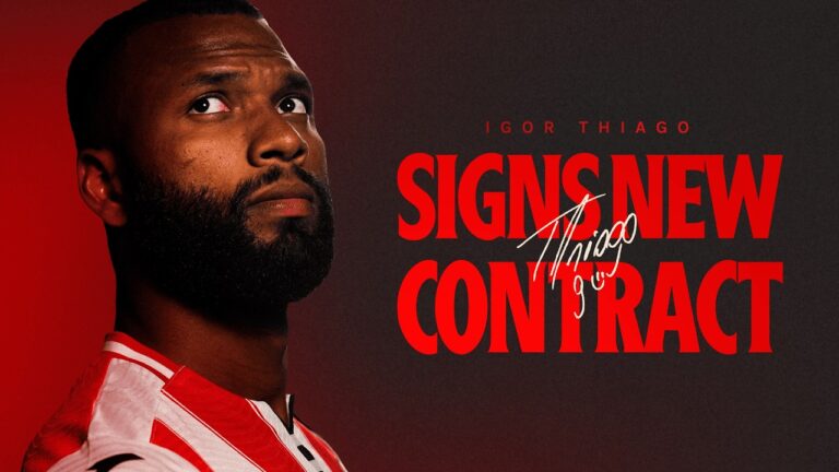 Igor Thiago signs new Brentford contract