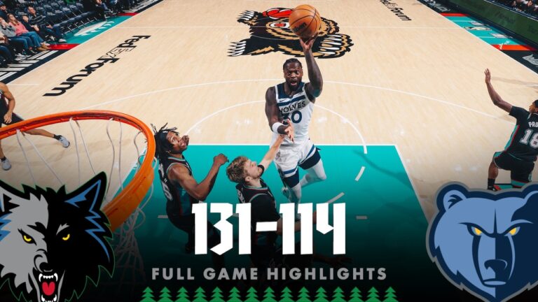 Minnesota Timberwolves Defeat the Memphis Grizzlies, 131-114 01.31.26