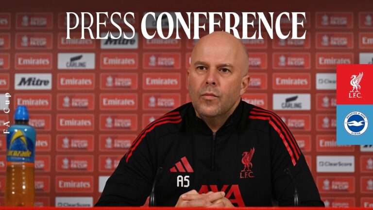 Arne Slot’s FA Cup Press Conference Liverpool vs Brighton