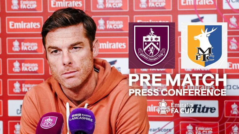 Scott Parker’s FA Cup Press Conference Ahead Of Mansfield Town PRESS Burnley v Mansfield Town
