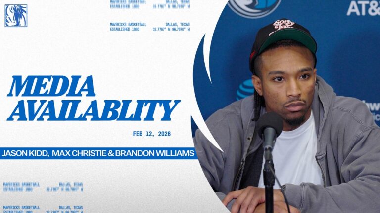 Jason Kidd, Max Christie, & Brandon Williams Post Game Media Availability LAL 2 12 26
