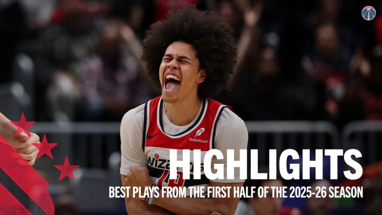 Washington Wizards’ Best Plays from the First Half of the 2025-26 Season