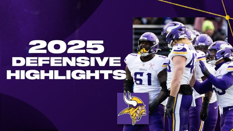 Minnesota Vikings Defense Highlights from 2025 NFL Season