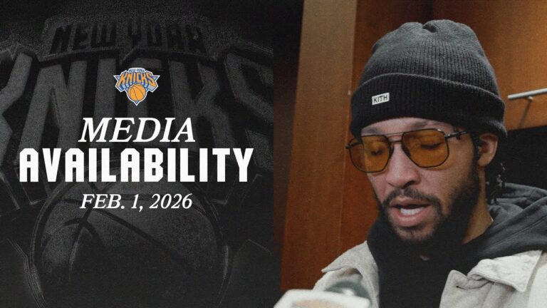 Jalen Brunson, OG Anunoby, Josh Hart, and Landry Shamet Postgame Media February 1, 2026