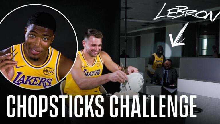 Can Any Laker Beat Rui in the Chopsticks Challenge?
