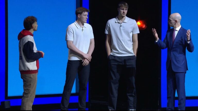 Adam Silver, Flagg, Knueppel & Jesser preview live POV Mode at 2026 NBA All-Star Technology Summit