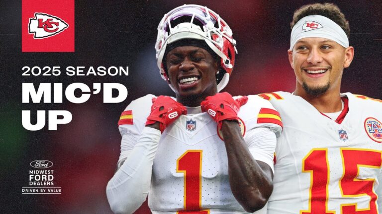 The Best Mic’d Up Moments from the Kansas City Chiefs 2025 NFL Season