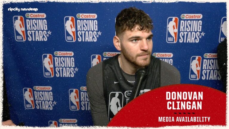 Donovan Clingan Rising Stars Media Availability All-Star Weekend February 13, 2026
