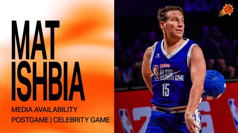 Mat Ishbia Postgame Media Availability Celebrity Game Phoenix Suns 2-13-25