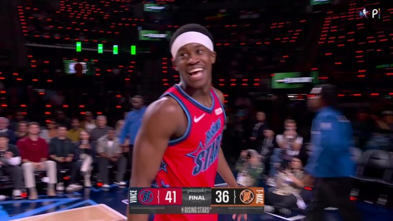Edgecombe SCORES 10 STRAIGHT! Team Vince vs Team T-Mac Final Minutes UNCUT Castrol Rising Stars
