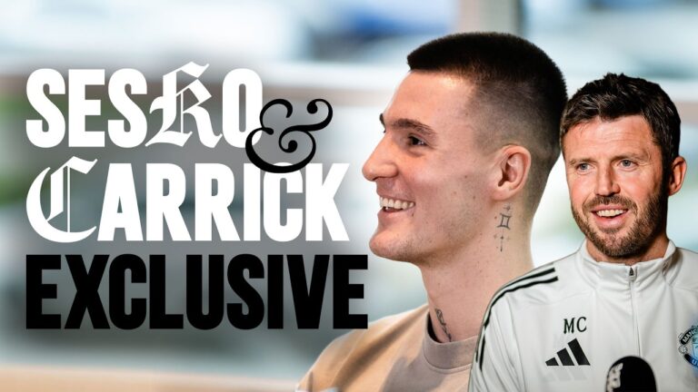 Benjamin Sesko & Michael Carrick DOUBLE Exclusive Inside Carrington Ep: 14