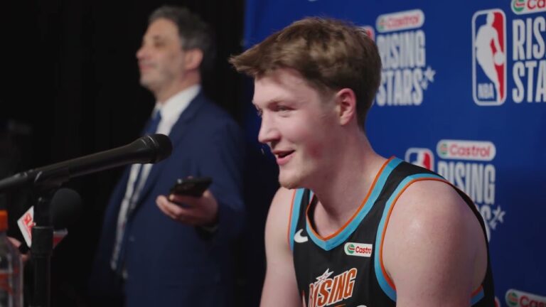 Rising Stars Postgame Media Availability: Kon Knueppel 2 13 26