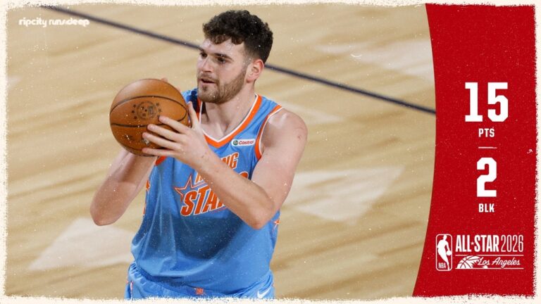 Donovan Clingan Scores 15 Points During NBA Rising Stars Games Trail Blazers Feb. 13, 2026