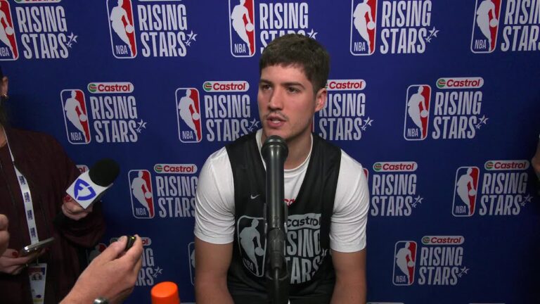 Press Conference by Reed Sheppard – Rising Stars Game