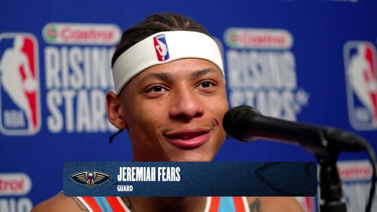 Jeremiah Fears Postgame Interview 2026 Rising Stars