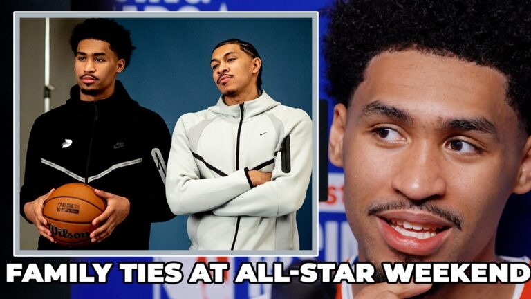Dylan Harper on His Family Ties at NBA All-Star Weekend