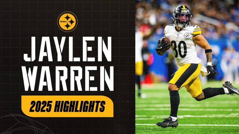 Jaylen Warren’s 2025 Highlights Pittsburgh Steelers