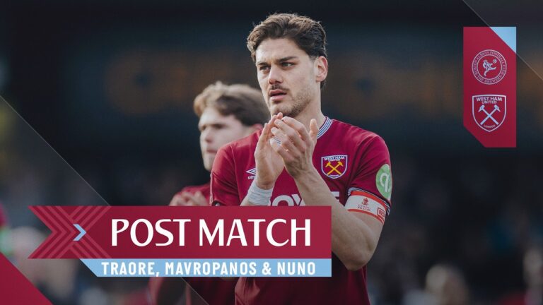 We Acheved What We Came For Traoré, Mavropanos & Nuno Post Match Reactions Burton v West Ham
