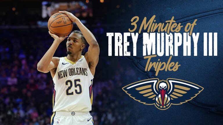 3 minutes of Trey Murphy III triples Pelicans Highlights