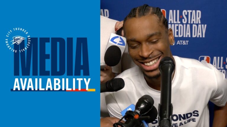 Shai Gilgeous-Alexander NBA All-Star Practice Media Availability February 14, 2026 OKC Thunder