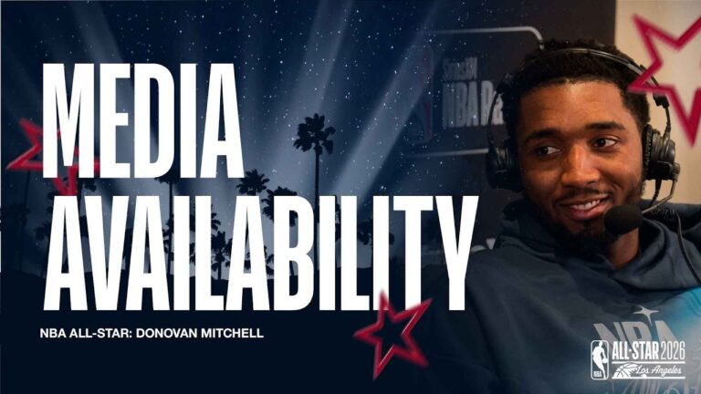 NBA All-Star Practice Donovan Mitchell Media Availability 02.14.2026