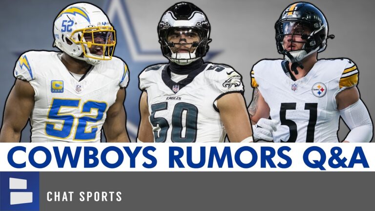 Cowboys Rumors On Nick Herbig Trade, Move UP In NFL Draft, Sign Khalil Mack Or Jaelan Phillips? QA