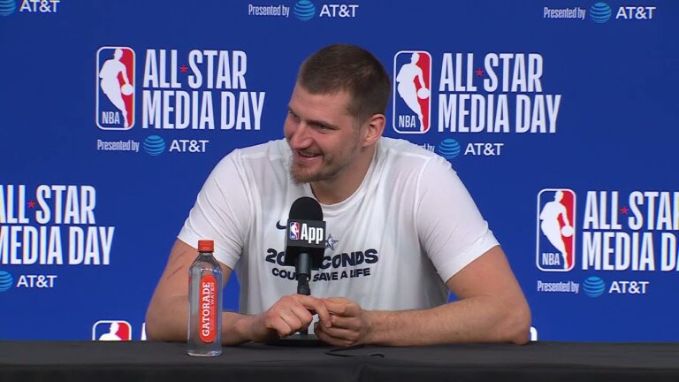 Nikola Jokić Has A Blast At NBA All-Star Media Day presented by AT&T