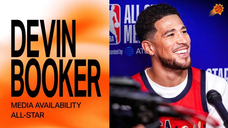 Devin Booker All-Star Media Availability Phoenix Suns