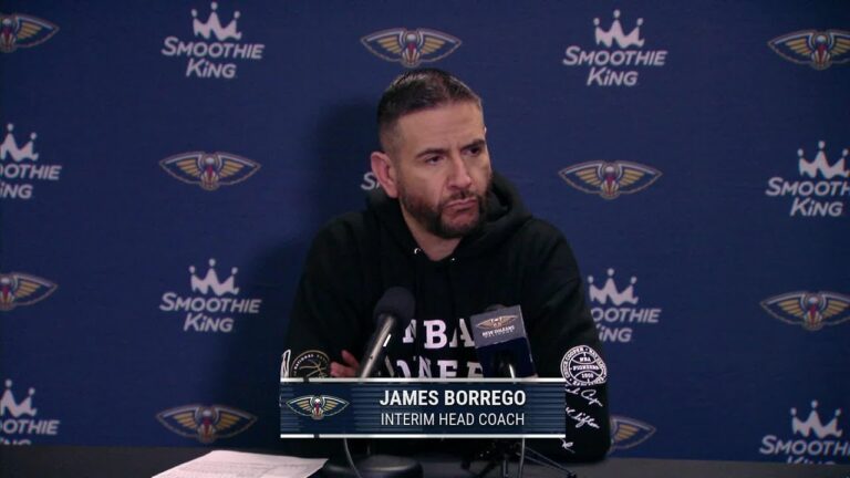 James Borrego Pelicans-Hornets Postgame Interview 2 2 2026