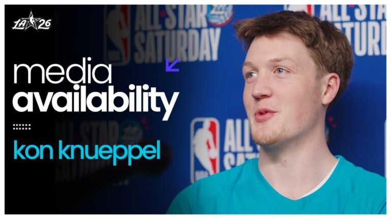 3-Point Contest & Shooting Stars Postgame Media Availability: Kon Knueppel 2 14 26