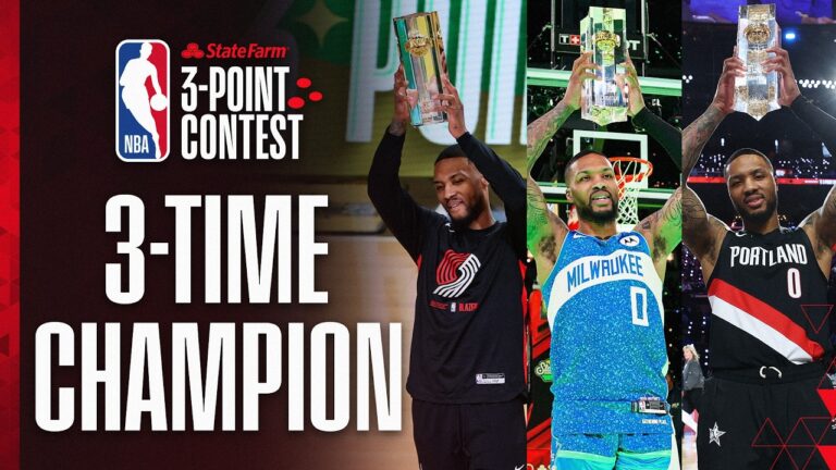Damian Lillard Makes HISTORY With THREE 3-Point Contest Wins