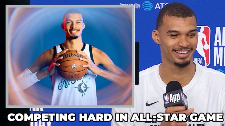 Victor Wembanyama on His Second NBA All-Star Appearance