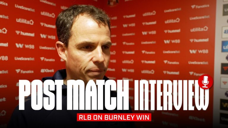 It was important for us to react Régis Le Bris On Burnley Win Post Match Interview