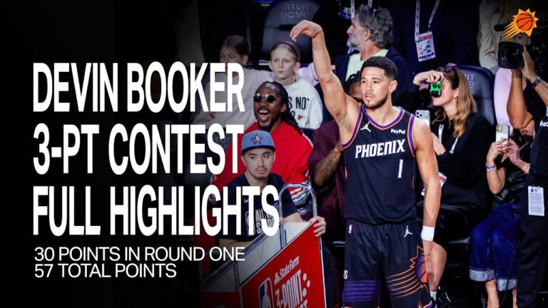 30 IN THE FIRST ROUND! Devin Booker Full 3-Point Contest Highlights Phoenix Suns