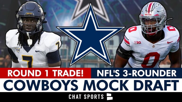 Cowboys Mock Draft WITH Trades From NFL Network: 3 Defensive Players Taken By Dallas In Top 100