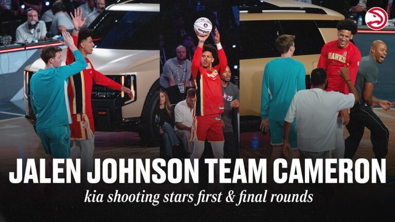 Jalen Johnson, Team Cameron reach final of Shooting Stars at NBA All Star Saturday Full Rounds
