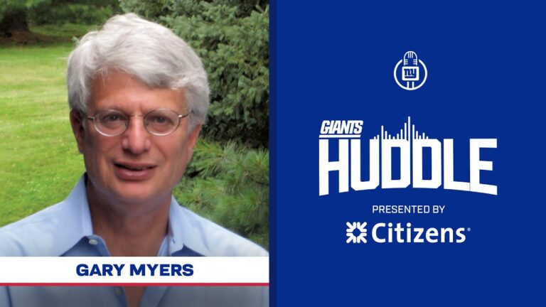 Hall of Fame Voter and Author of &39Once a Giant&39 Gary Myers Giants Huddle New York Giants