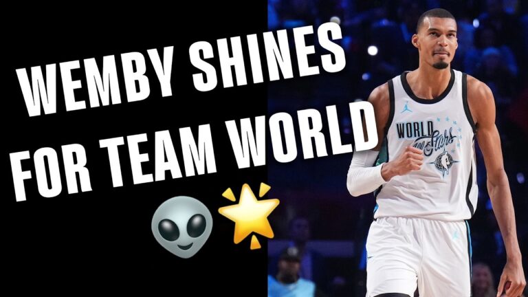 Victor Wembanyama Shines for Team World in NBA All-Star Game