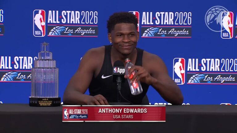 Anthony Edwards All-Star Game MVP Media Availability 02.25.26