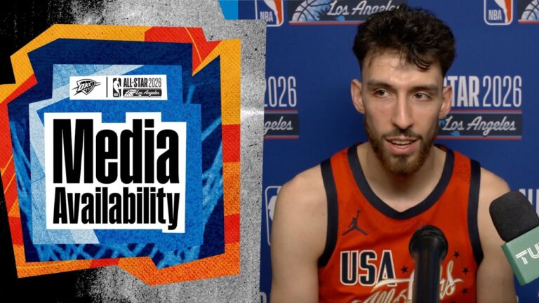Chet Holmgren post NBA All-Star Game Media Availability February 15, 2026 OKC Thunder