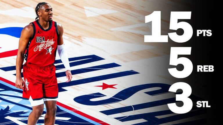 Tyrese Maxey Helps Lead Team Stars to All-Star Game Championship