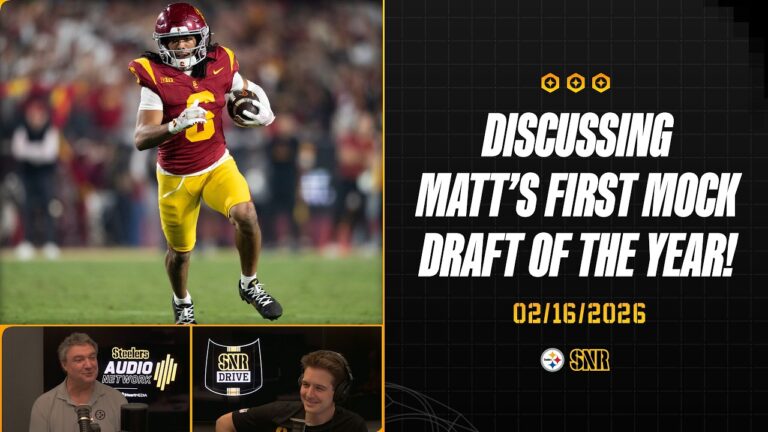 Discussing Matt’s First Mock Draft Of The Year SNR Drive (Feb.16) Pittsburgh Steelers