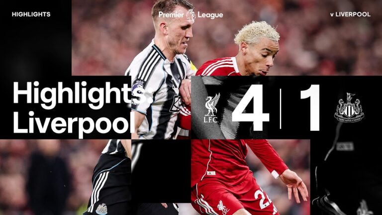Liverpool 4 Newcastle United 1 Premier League Highlights