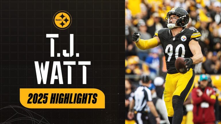 T.J. Watt’s 2025 Highlights Pittsburgh Steelers