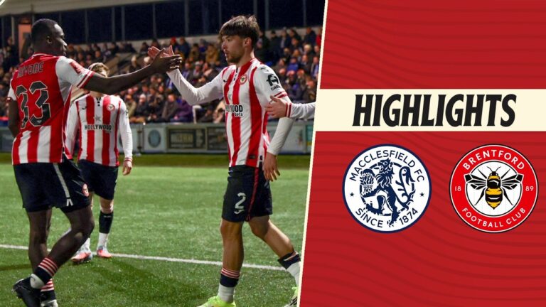 Bees progress to Fifth Round Macclesfield 0-1 Brentford Emirates FA Cup Highlights
